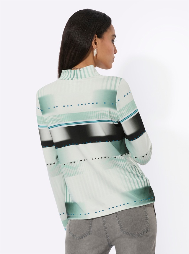 creation L Langarmshirt »Stehkragen-Shirt« 1 Stk. tlg.