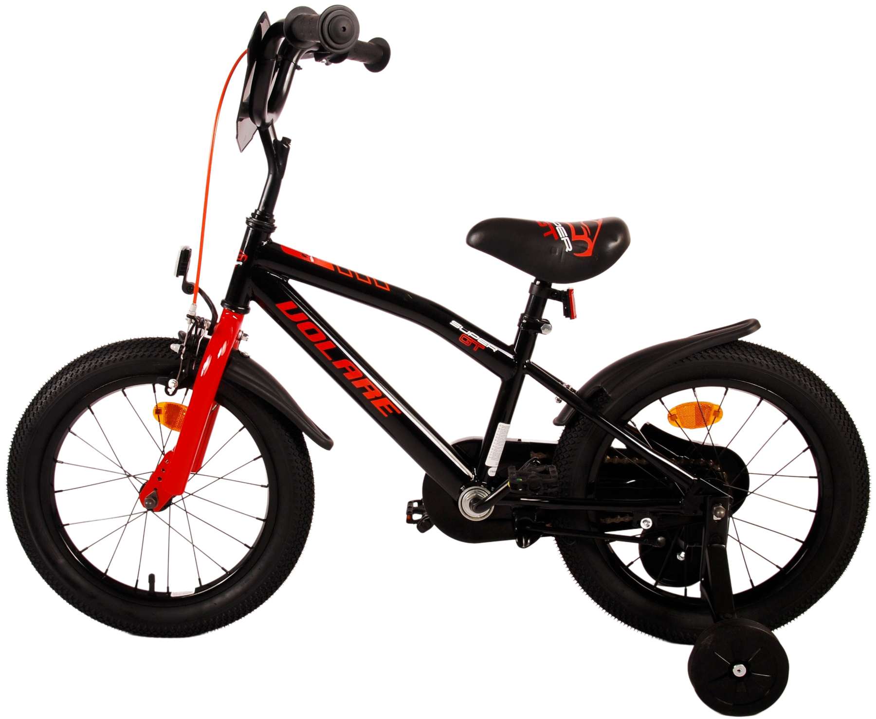 TPFSports Super GT Kinderfahrrad - Jungen - 16 Zoll - Rücktritt + Handbremse - Blau