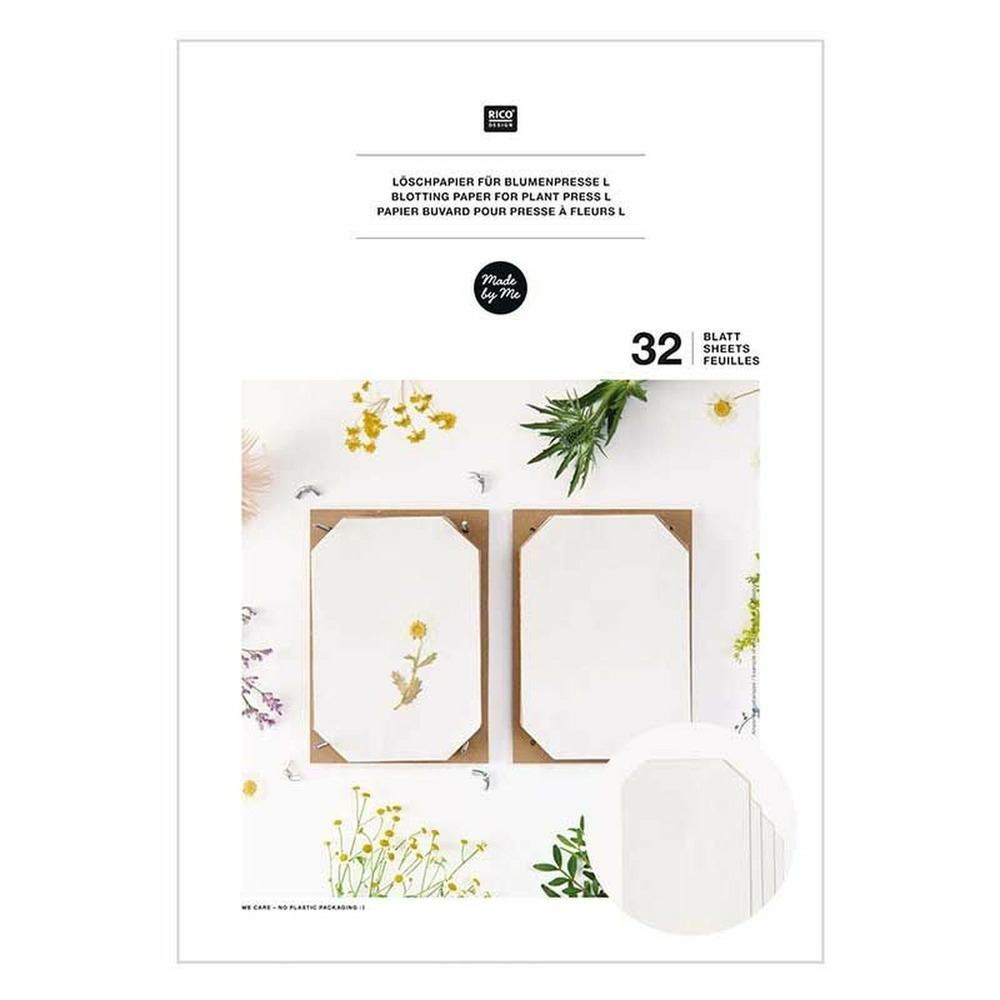 128 papiers buvard pour presse à fleur a4