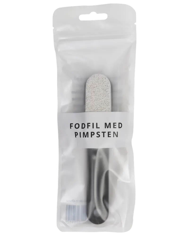 Fodfil med pimpsten