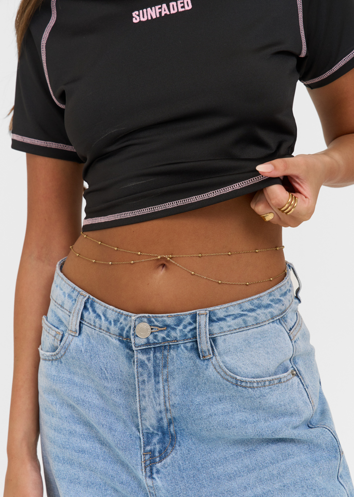 Noa belly chain goud