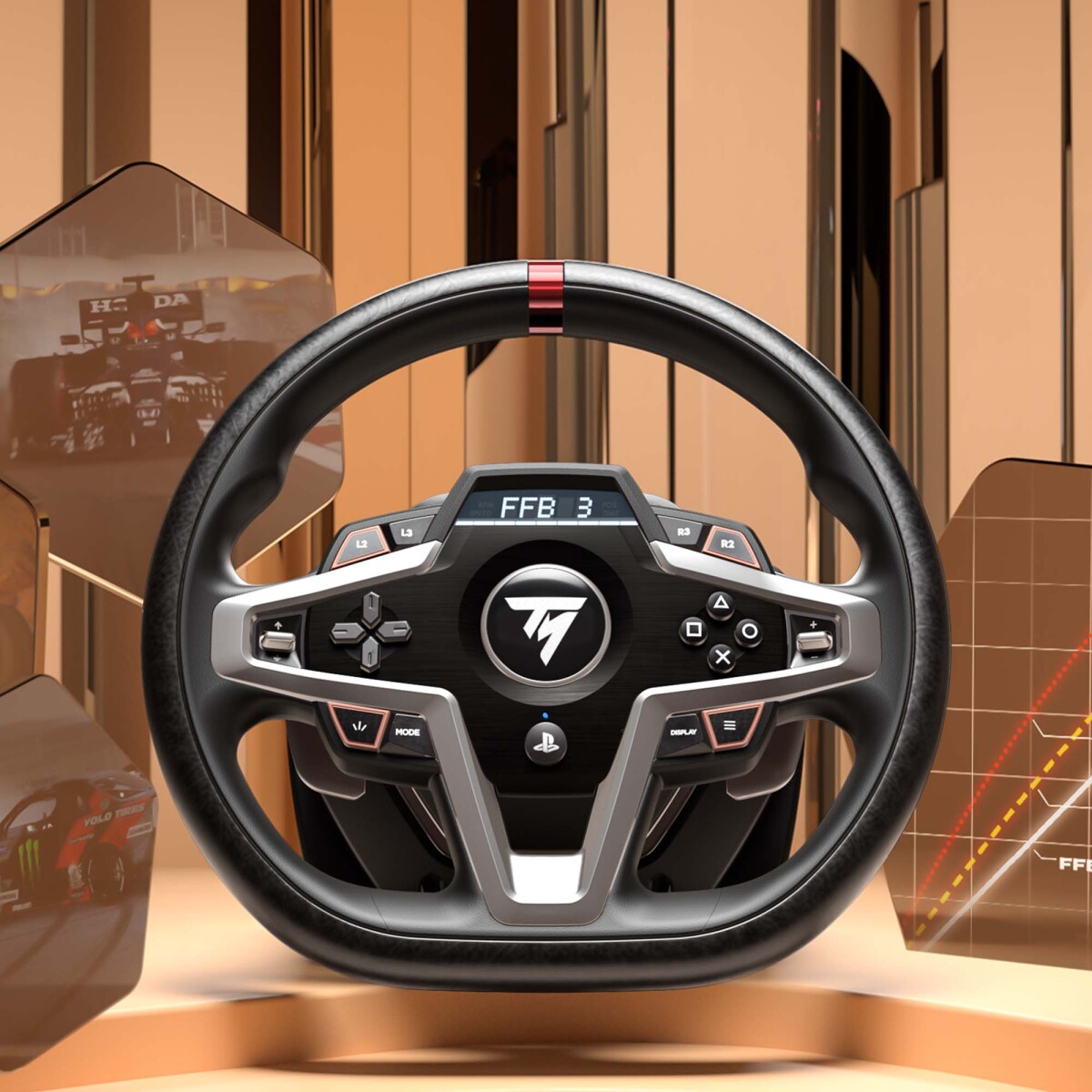 Thrustmaster - T248 Rat Og Pedaler Til PS5/PS5/Pc