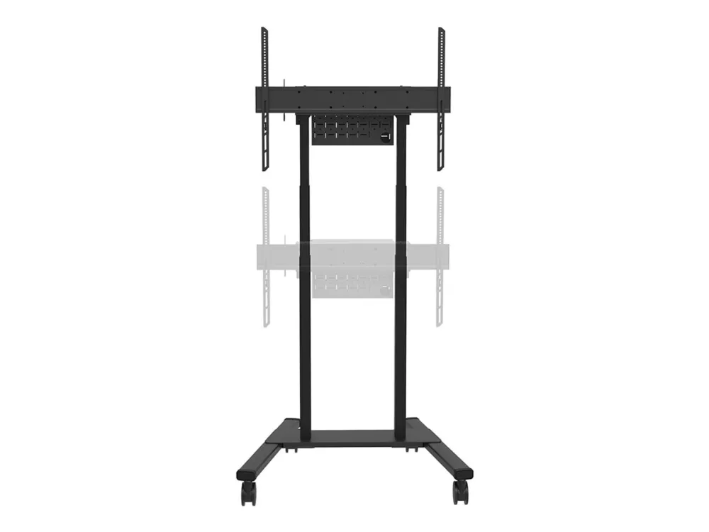 Neomounts FL55-875BL1 - Vogn med hjul - motoriseret - for LCD display - låsbar - stål - sort - skærmstørrelse: 55