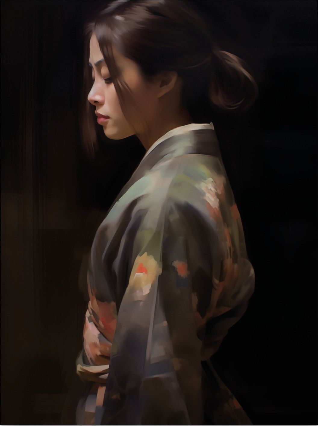 Wandkleed Kimono Tales