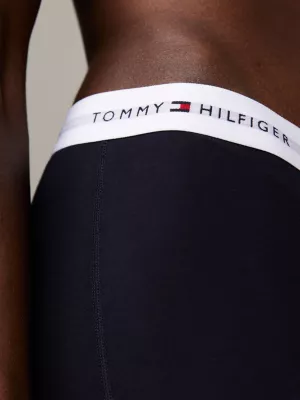 Conjunto com 3 Cuecas Boxer com Cós Elástico e Logo Essencial