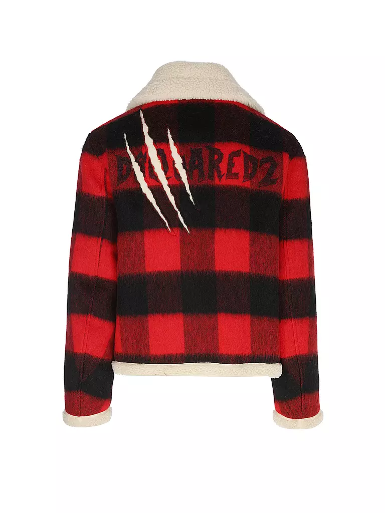 DSQUARED2 Kurzjacke NIGHTMARE AVIATOR rot