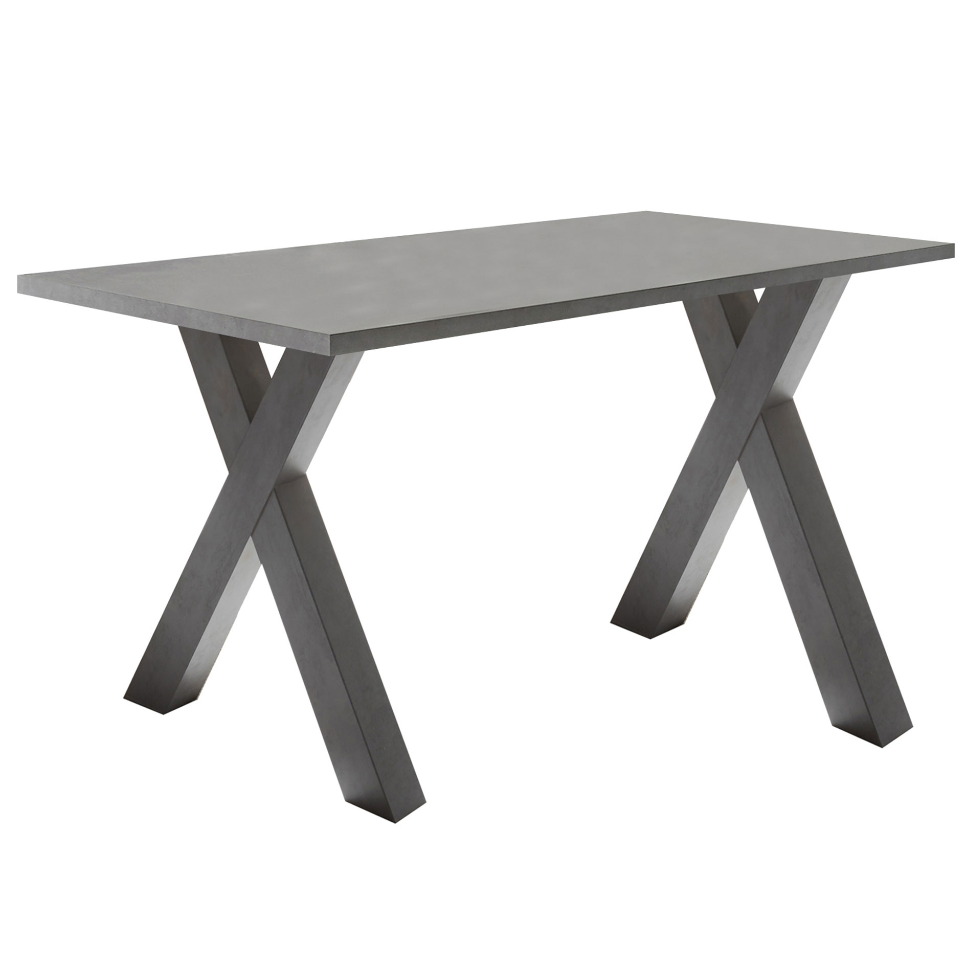 Schreibtisch - Graphitoptik - 140x70 cm