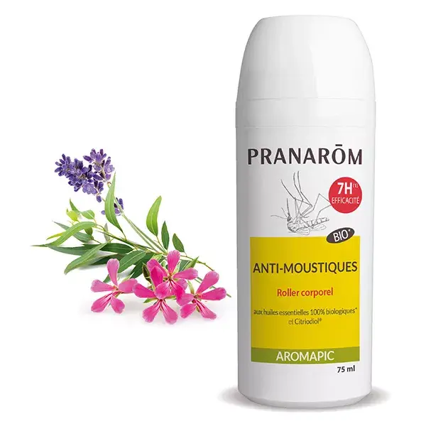 Pranarom Aromapic Repelente de Mosquitos Orgânico em Roll-on 75ml