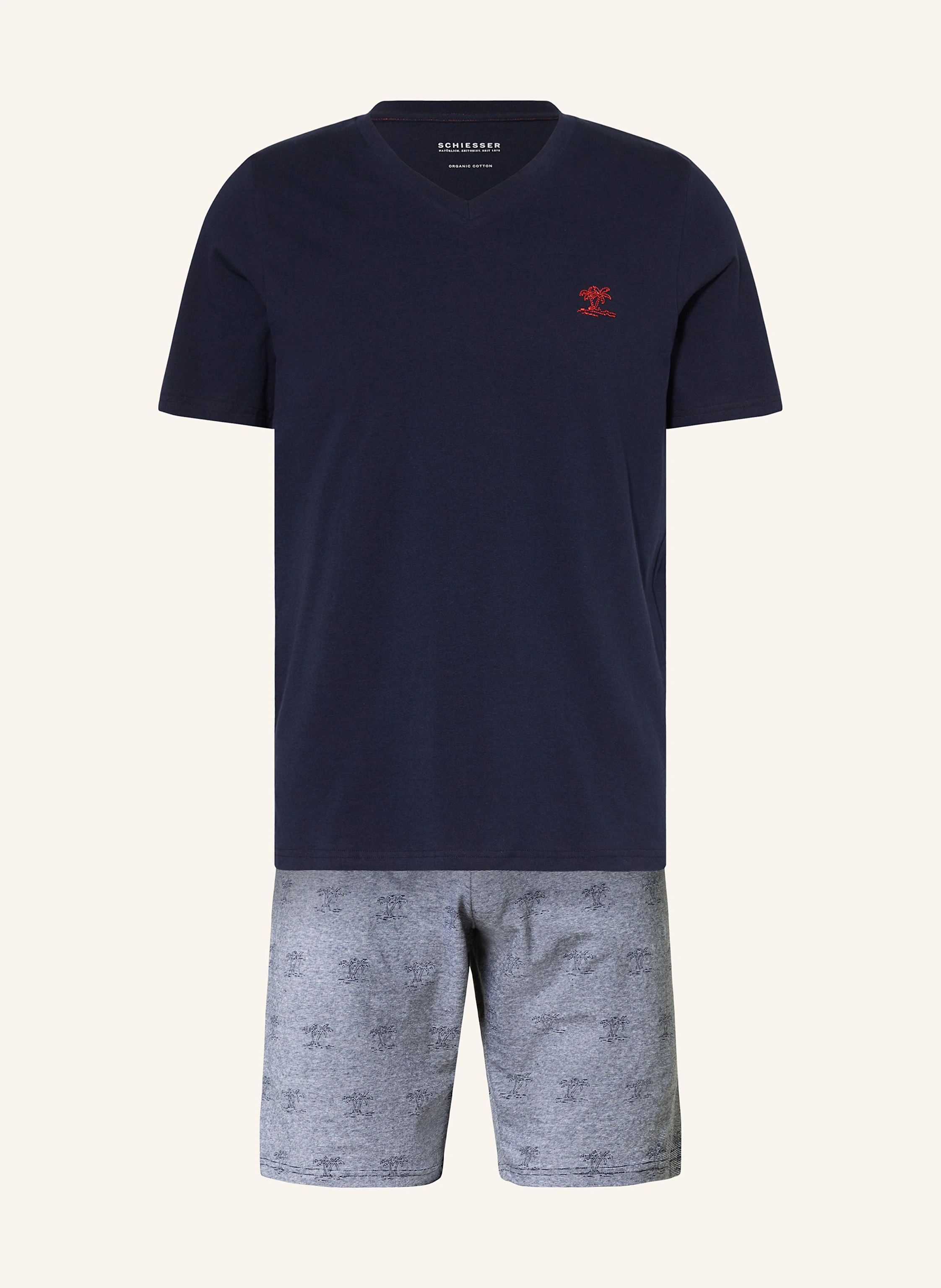 SCHIESSER Shorty-Schlafanzug ORGANIC COTTON