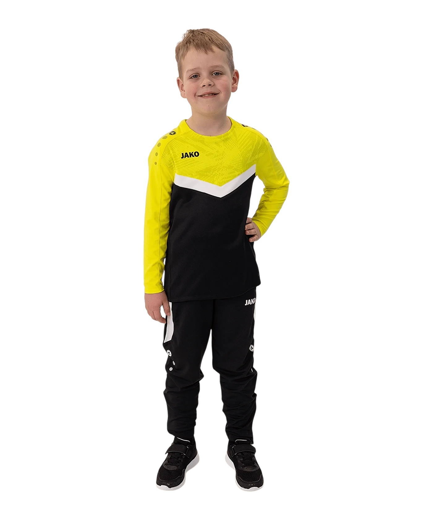 JAKO Iconic Sweatshirt Kids Schwarz F808