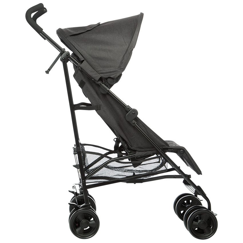 Poussette canne inclinable AVA - Grise - Ecru