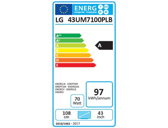 LG - TV LED 4K 108 cm 43 UM 7100