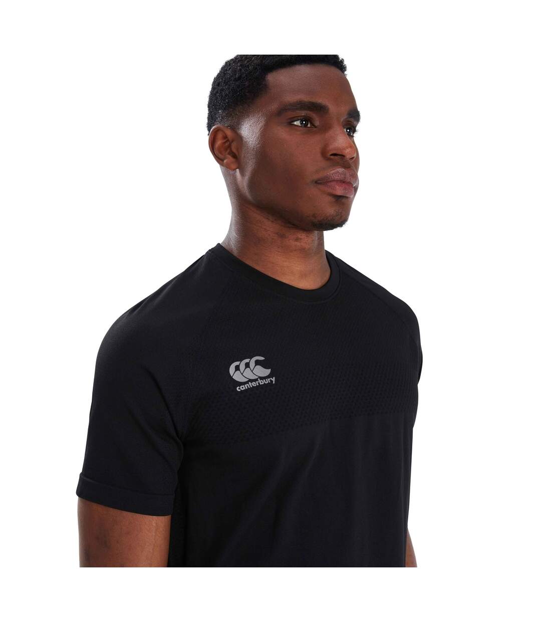 Canterbury - T-shirt V2 - Homme (Noir / Gris) - UTRD2998