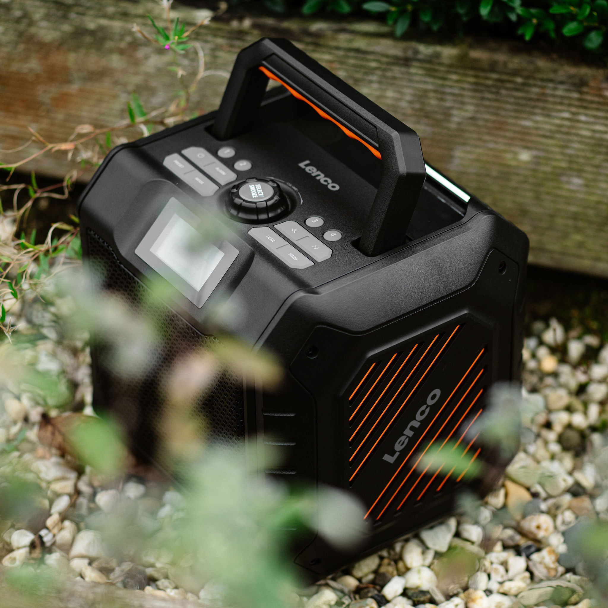 Lenco ODR-160GY Draagbare outdoor radio met Bluetooth