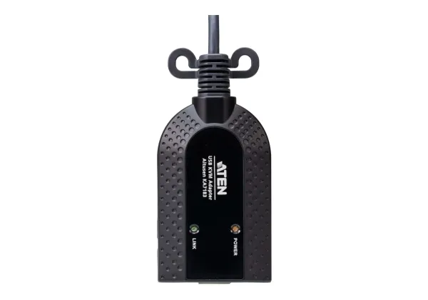 ATEN KA7183 - Adapter til tastatur/ video / mus (KVM) - RJ-45 (hun) til 24 pin USB-C (han) - 5 V