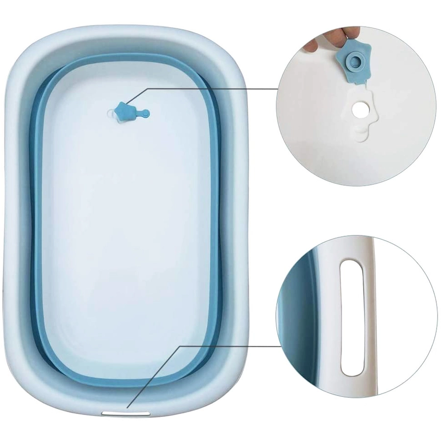 NICEkids Badewanne, Blau-Weiss
