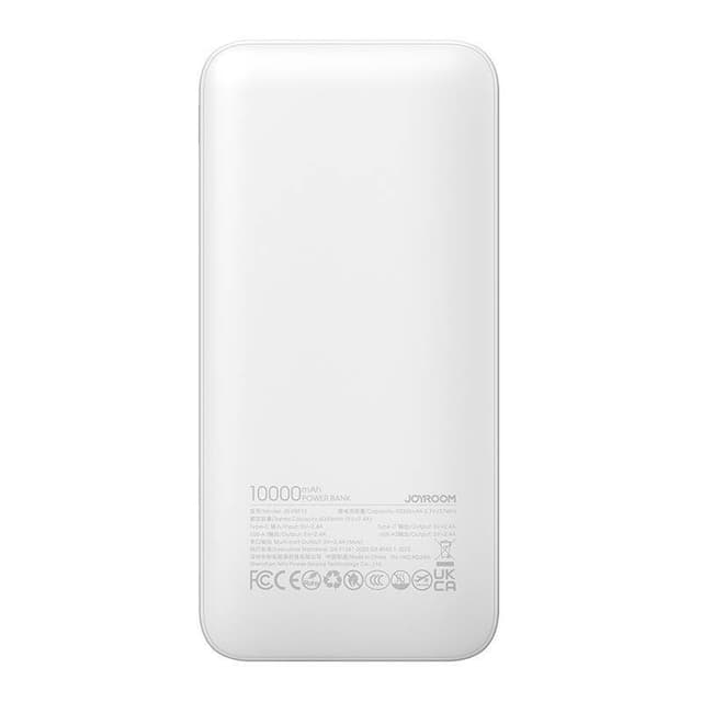 Joyroom Powerbank JR-PBF12 2.4A LED 10000mAh (hvid)