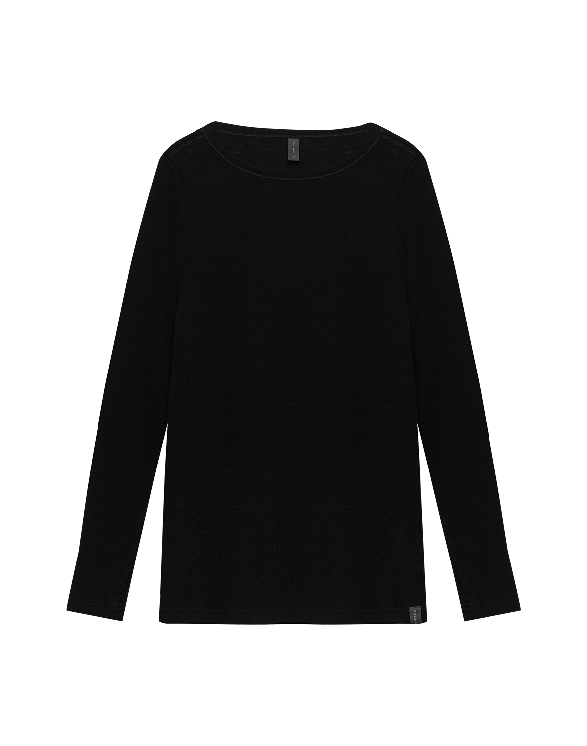 Shirt van merinowol voor dames in Bruinmelange