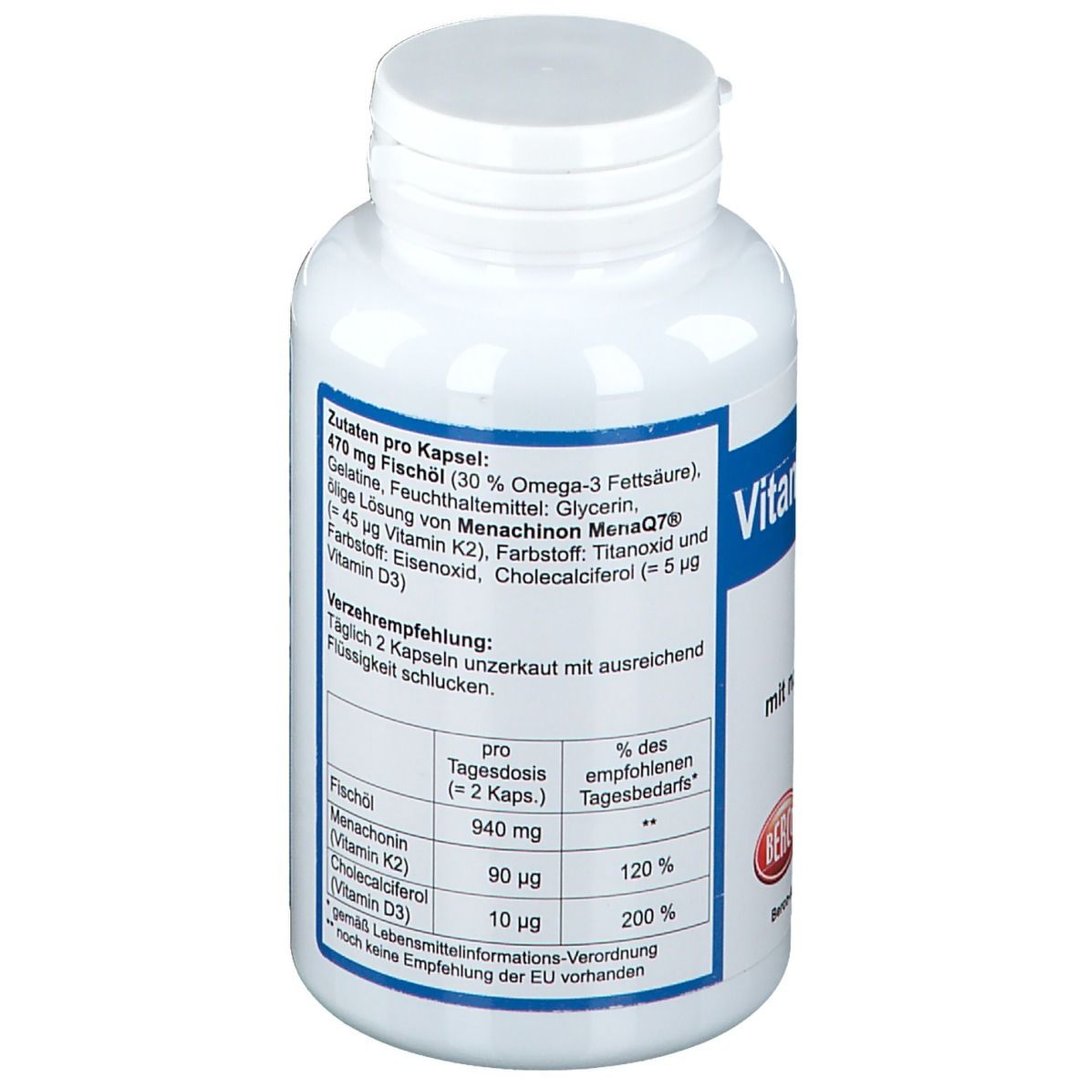VITAMIN K2 + D3 BERCO