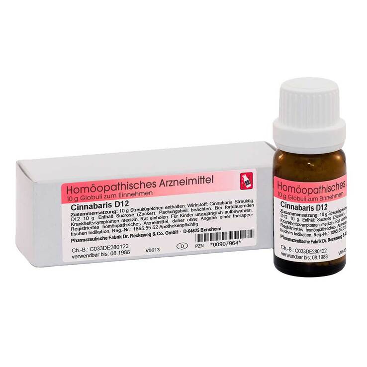 Cinnabaris D 12 Globuli, 10 g
