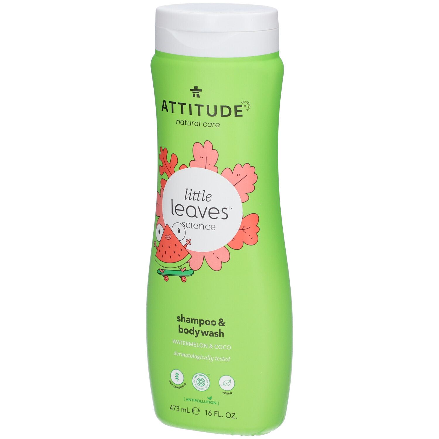 ATTITUDE® little leaves™ 2-in-1-Shampoo Wassermelone und Kokos