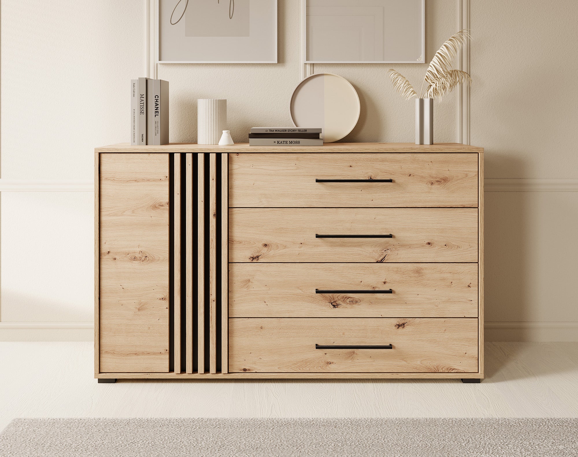 Adyson - Dressoir - Eiken - 138x40x82 cm