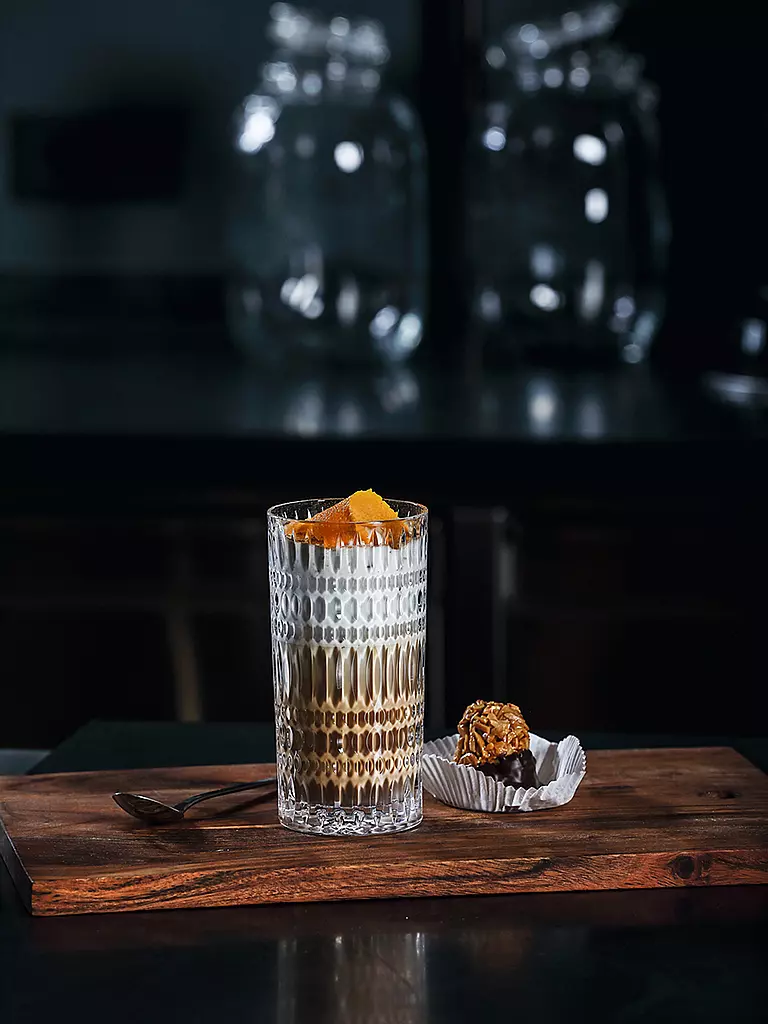 NACHTMANN Latte Macchiato Glas 2er Set ETHNO Barista 434ml transparent