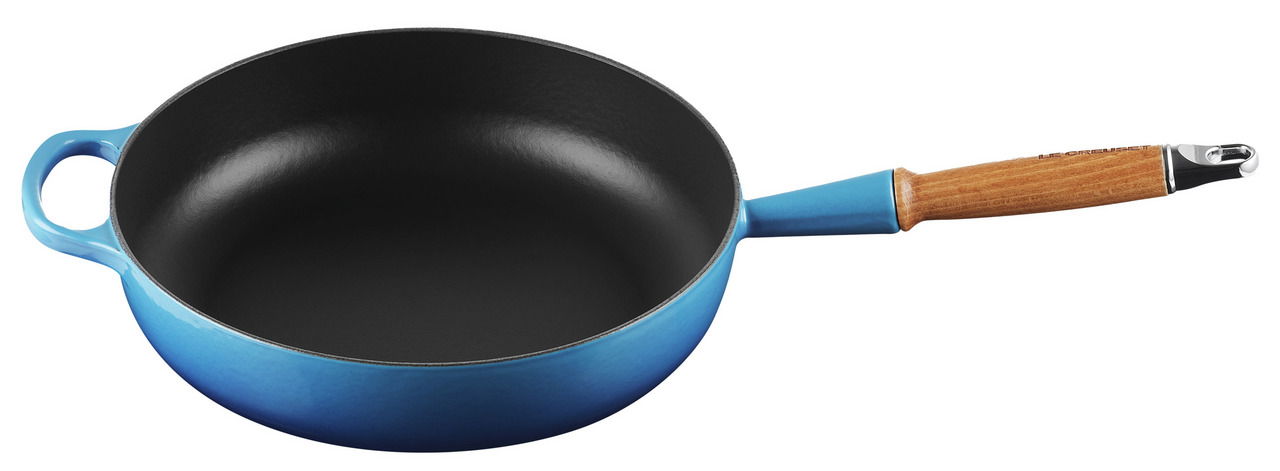 LE CREUSET Sautepfanne 28cm Azure SIGNATURE
