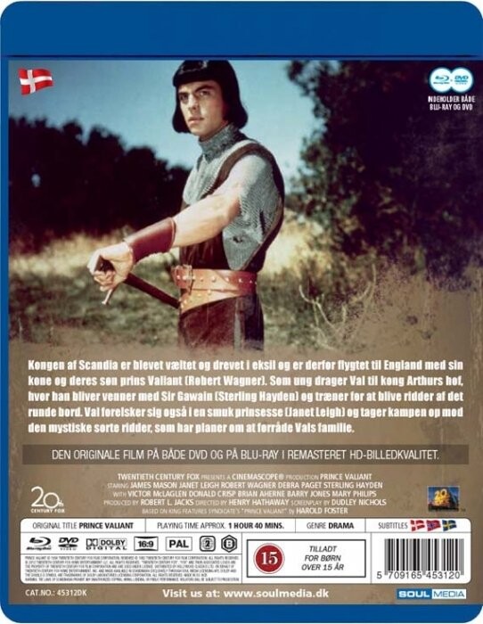 Prins Valiant - Blu-Ray+Dvd
