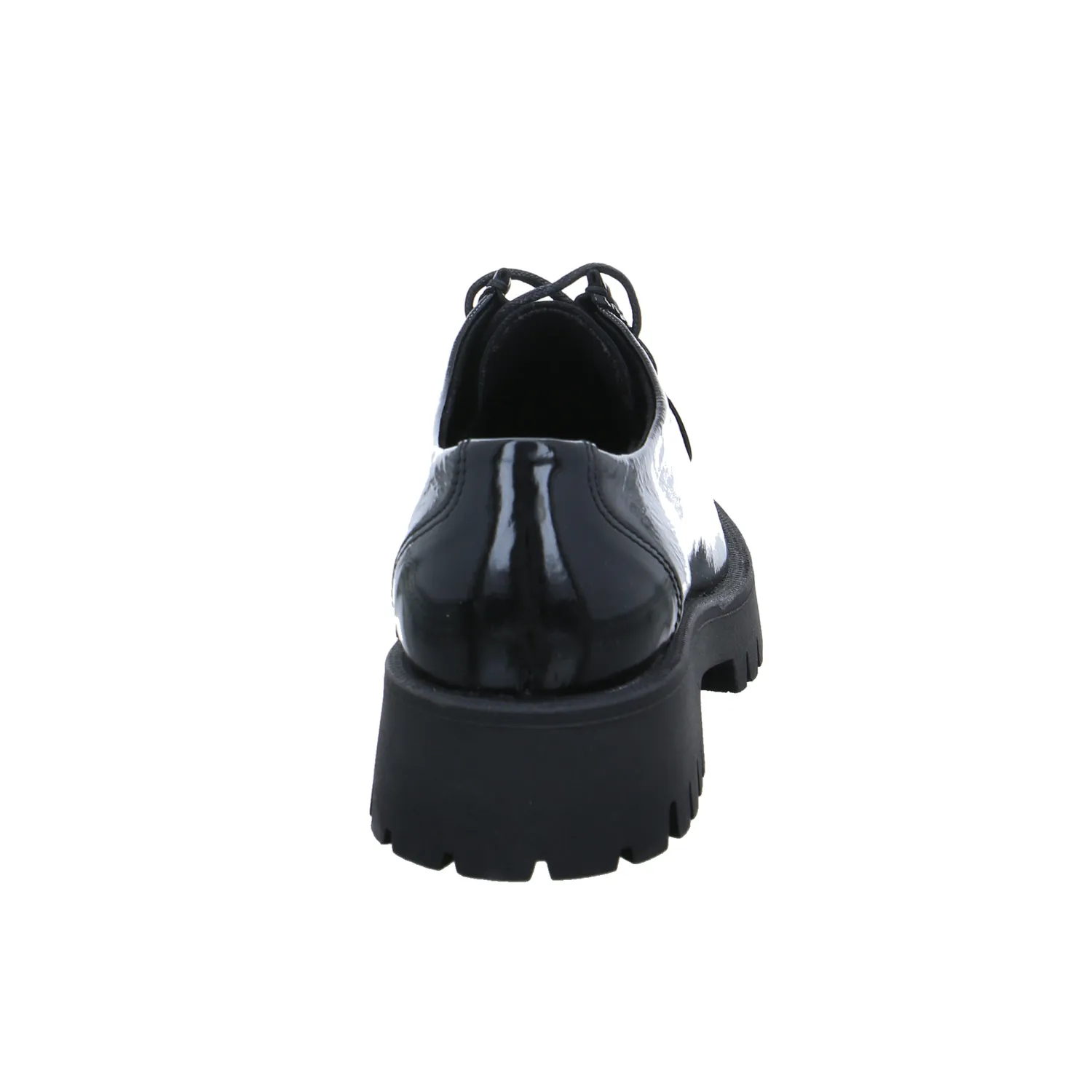 SCHUHENGEL Schnürschuh Schwarz Leder