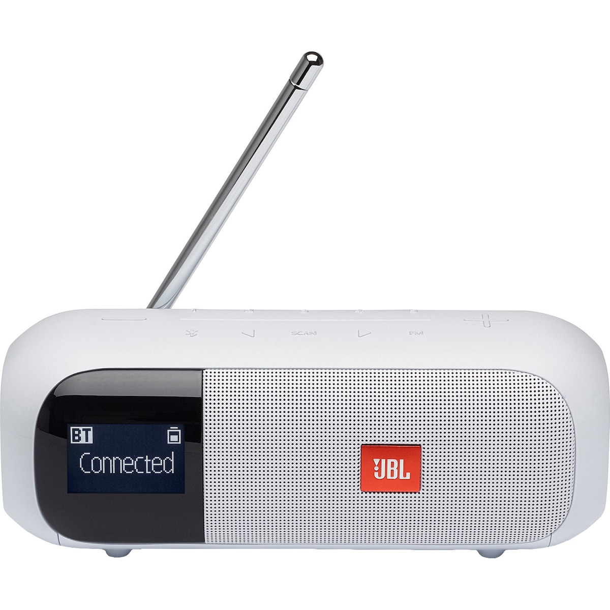JBL Tuner 2 FM bærbar FM-/DAB-radio (hvit)