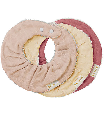 Fabelab Savlesm?kke - Ruffle - 3-Pak - Dusty Rose Mix