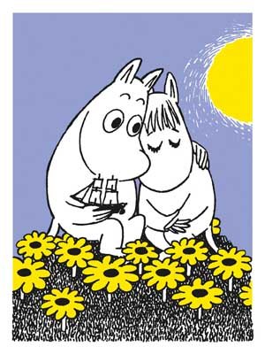 Putinki Moomin In Love Card