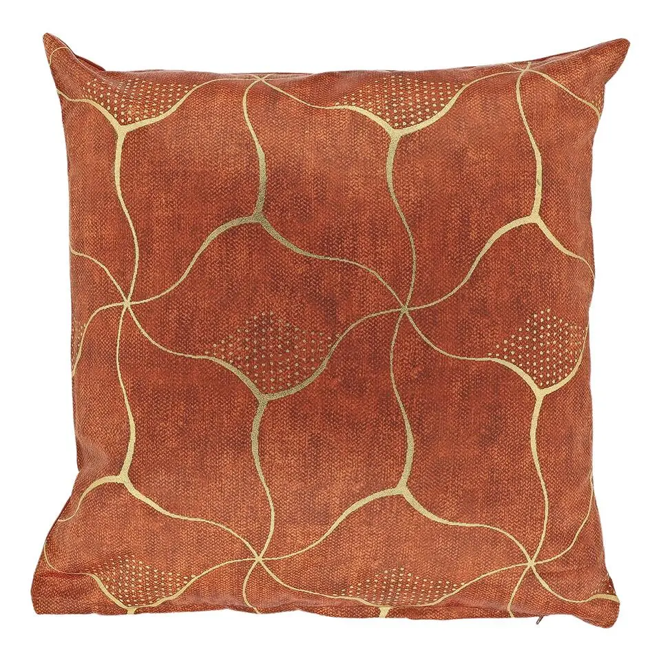 Unique Living - Sierkussen Celina 45x45cm - Orange Flame