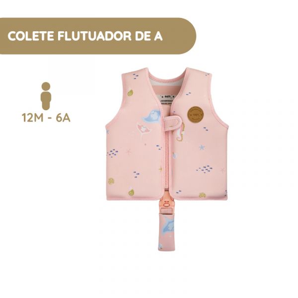 Saro Colete Flutuante Aprendizagem Seahorse S 1-3Anos