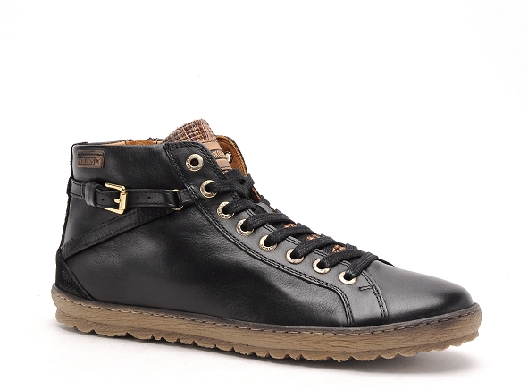 Pikolinos boots bottine plates femme 901 7312 noir