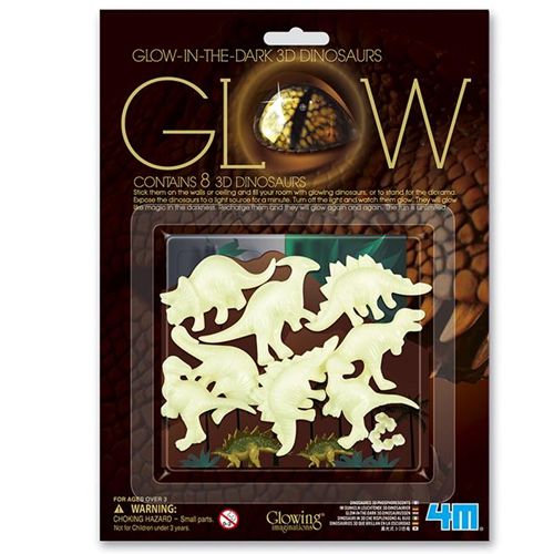 4m glow-in-the-dark dinosaurussen 3D