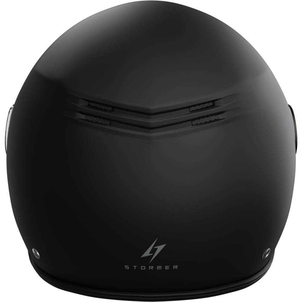 Stormer - Casque Ride Solid Noir Mat