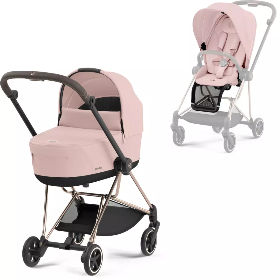 cybex PLATINUM Kombikinderwagen New Mios Rosegold Peach Pink