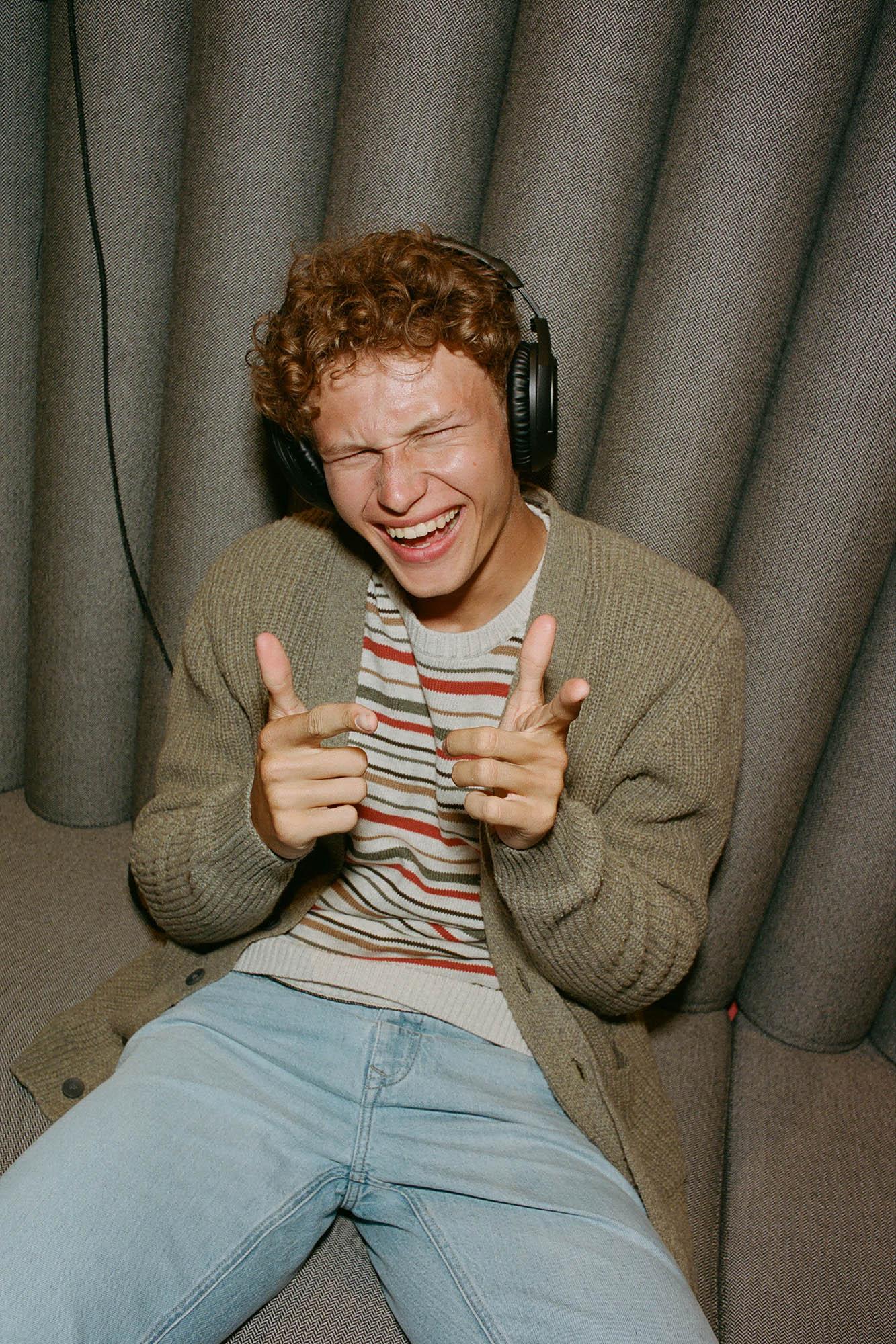 Cardigan cañalé