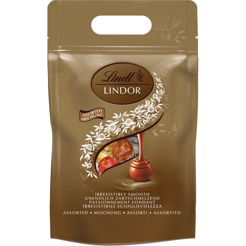 Lindor assortis Lindt - Sachet de 1 kg - 80 pièces
