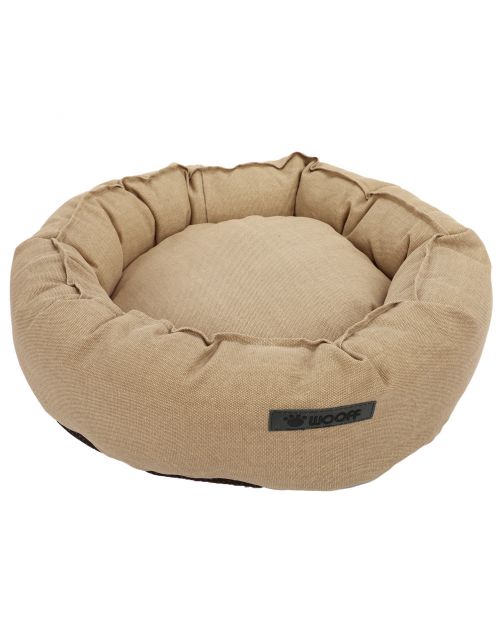 Wooff Mand Cocoon Vintage Zand - Hondenmand