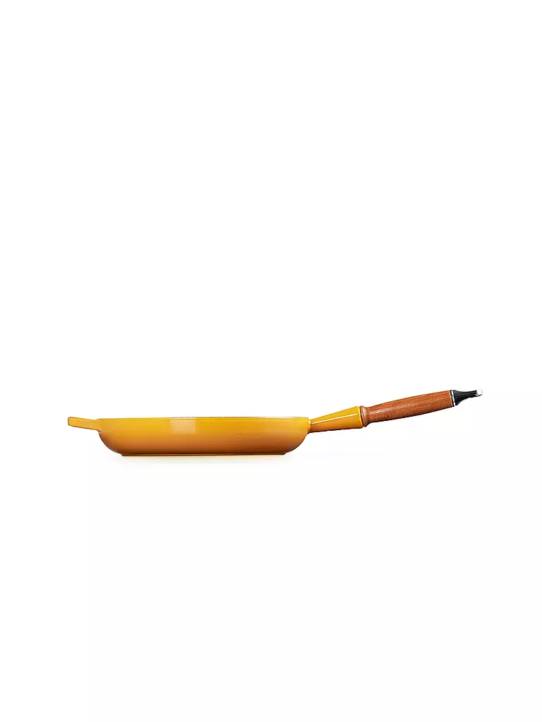 LE CREUSET Bratpfanne Signature aus Gusseisen 28cm gelb
