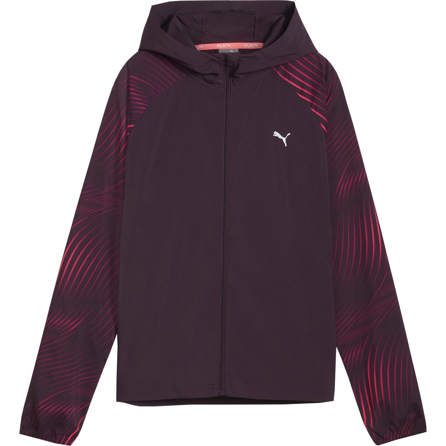 Puma Run Favorite AOP Woven Sweatjacke Damen midnight plum