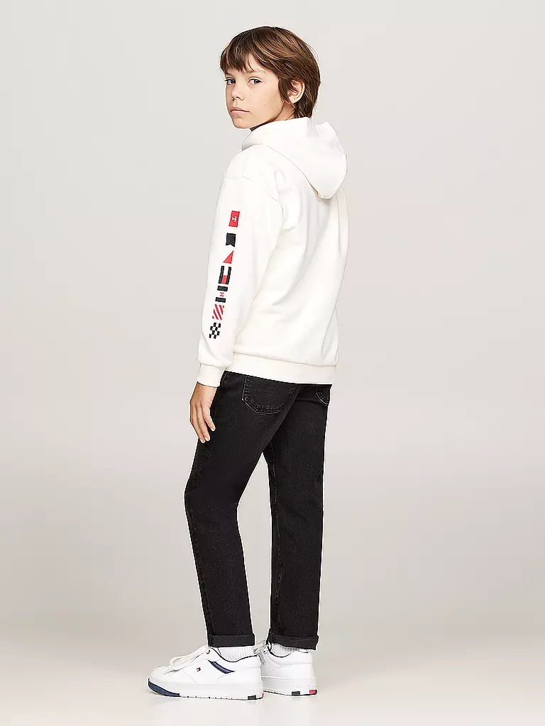 TOMMY HILFIGER Jungen Hoodie weiss