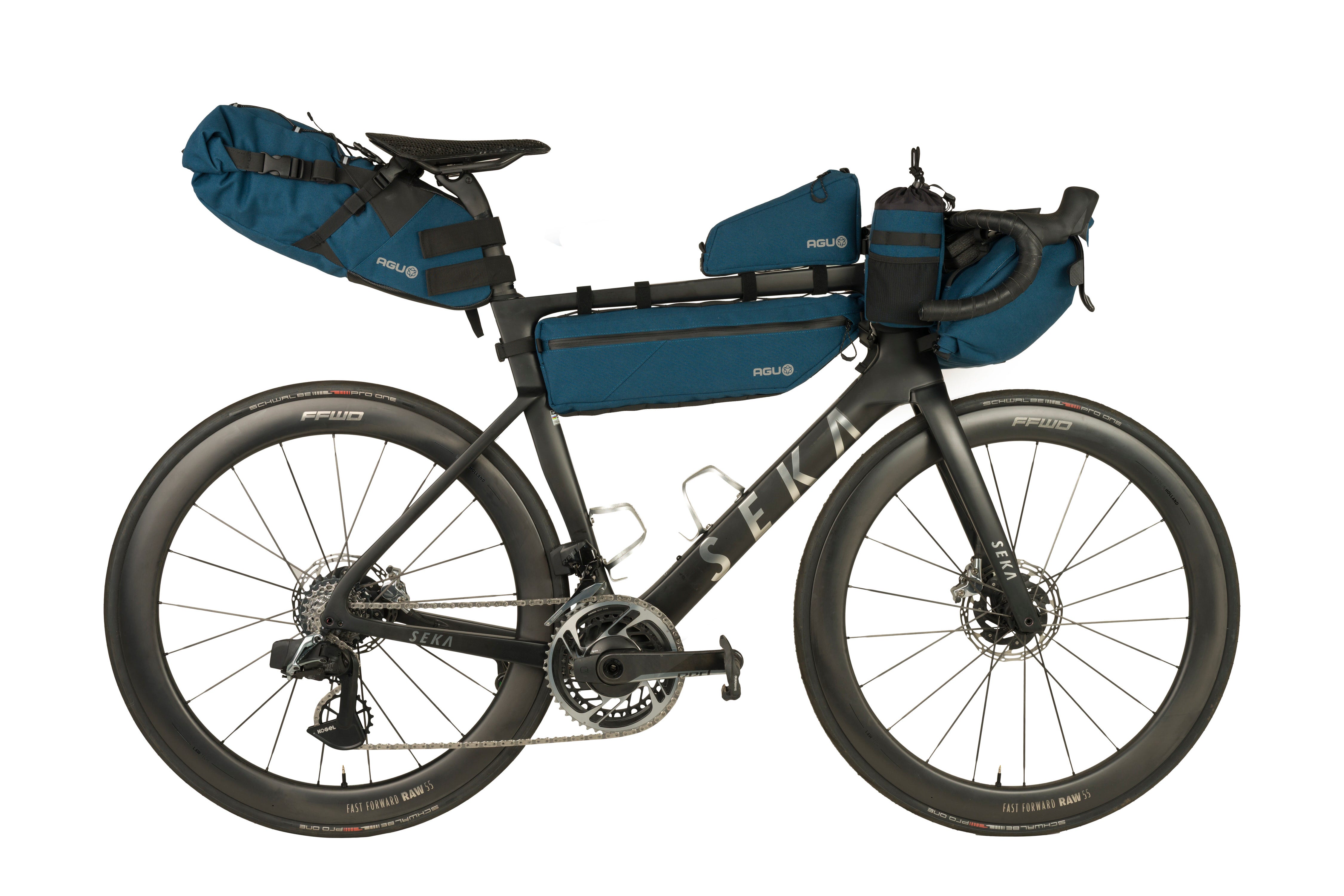 AGU Venture Top-Tube Frametas - Steel Blue