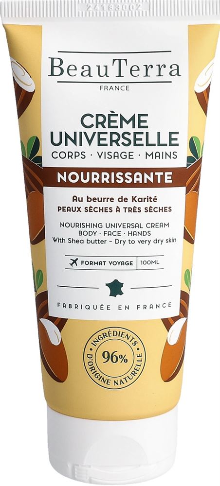 BEAUTERRA Universalcreme Creme nährend Sheabutter Tb 100 ml