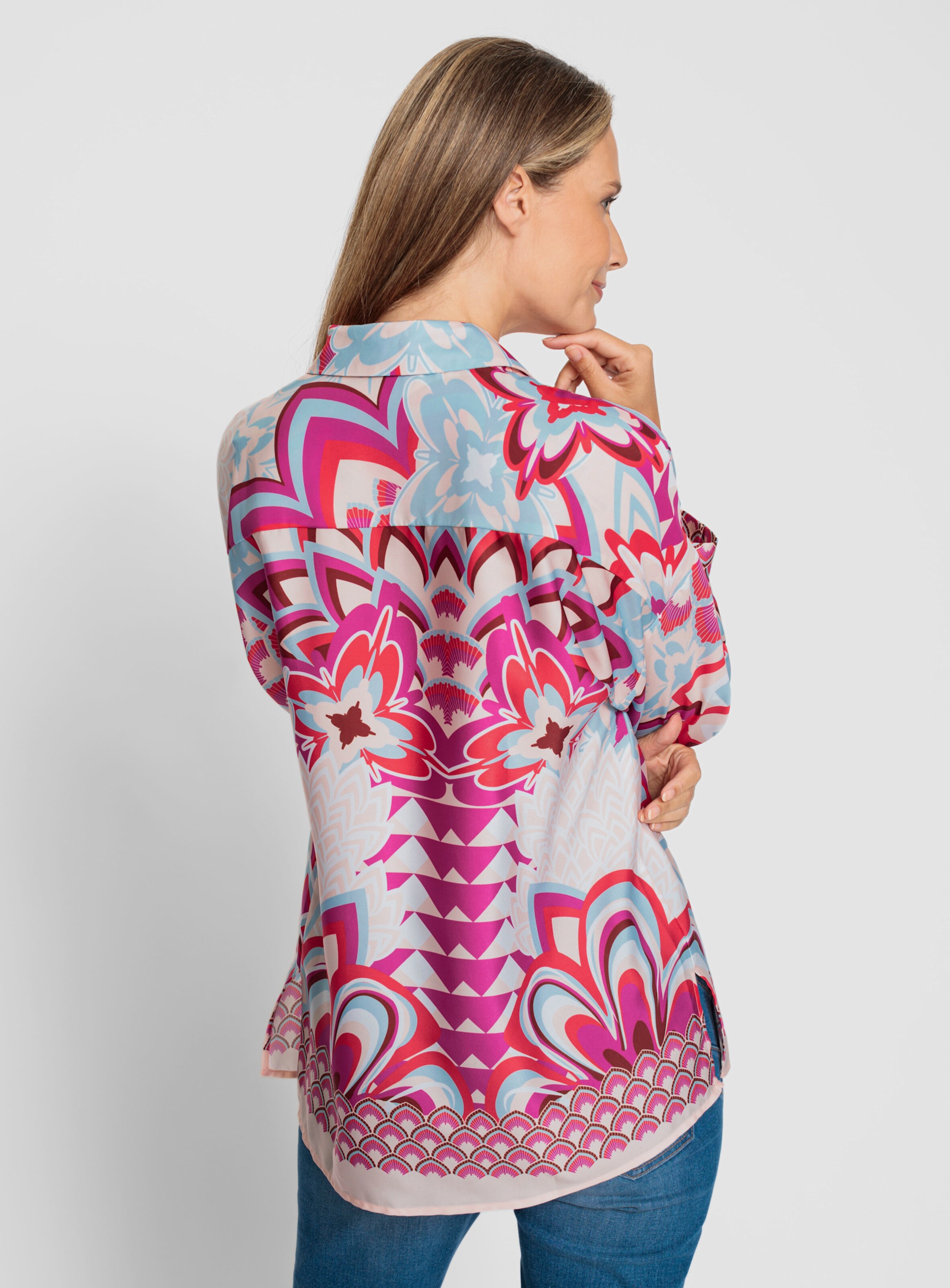 Druckbluse