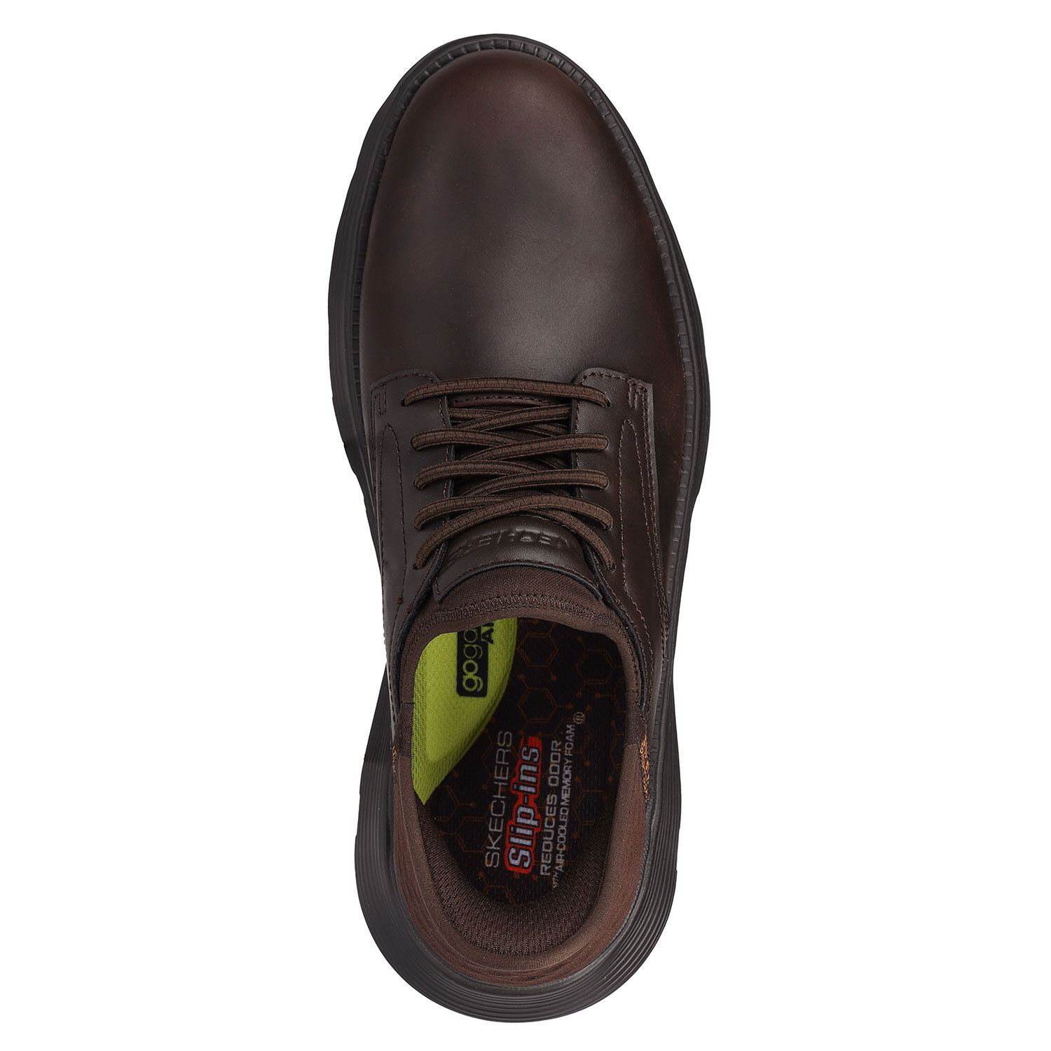 SKECHERS SLIP INS Schlupfschuh für Herren aus Glattleder