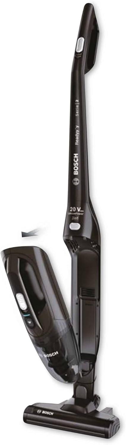 Bosch Readyy Lithium Serie|4 Staubsauger und Handstaubsauger ohne Kabel, 2 Geschwindigkeitsstufen, Schwarz